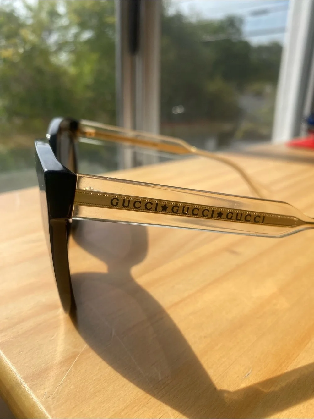 Gucci Black Cat-Eye Sunglasses